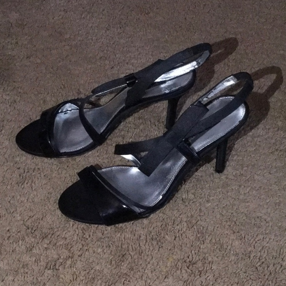 Nina New York | Black Strappy High Heel | Sz 9